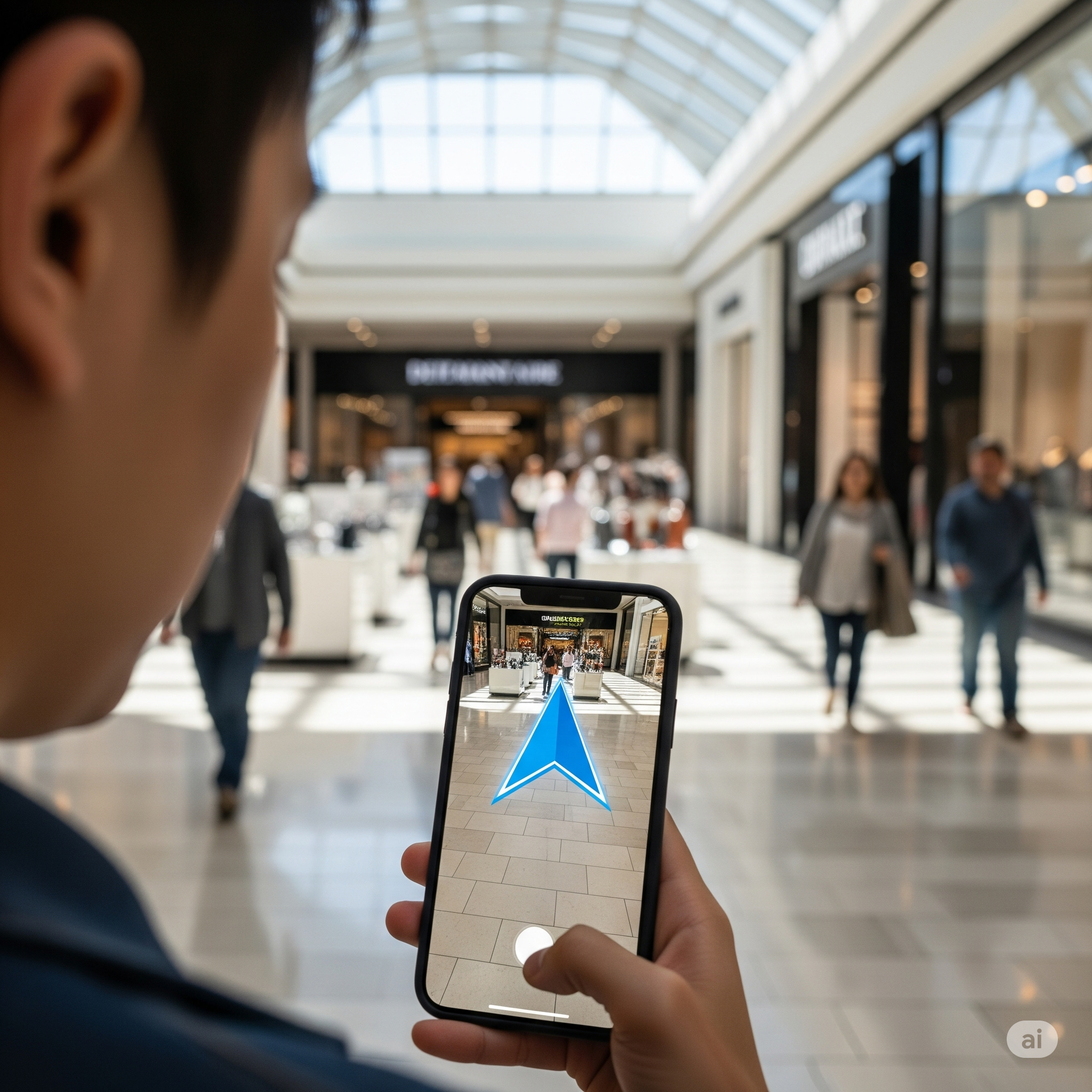 Augmented reality navigation features