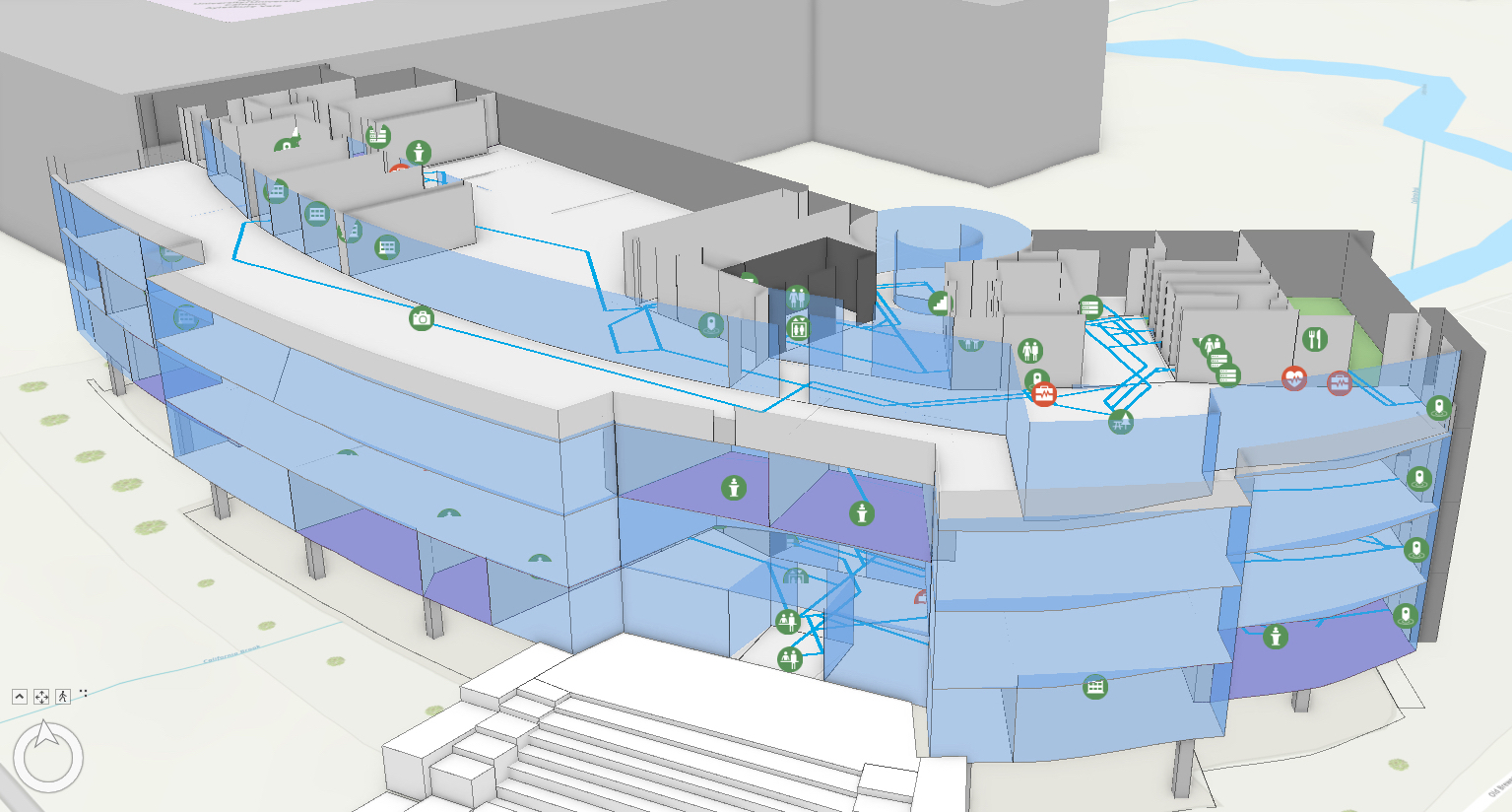 Interactive indoor mapping interface