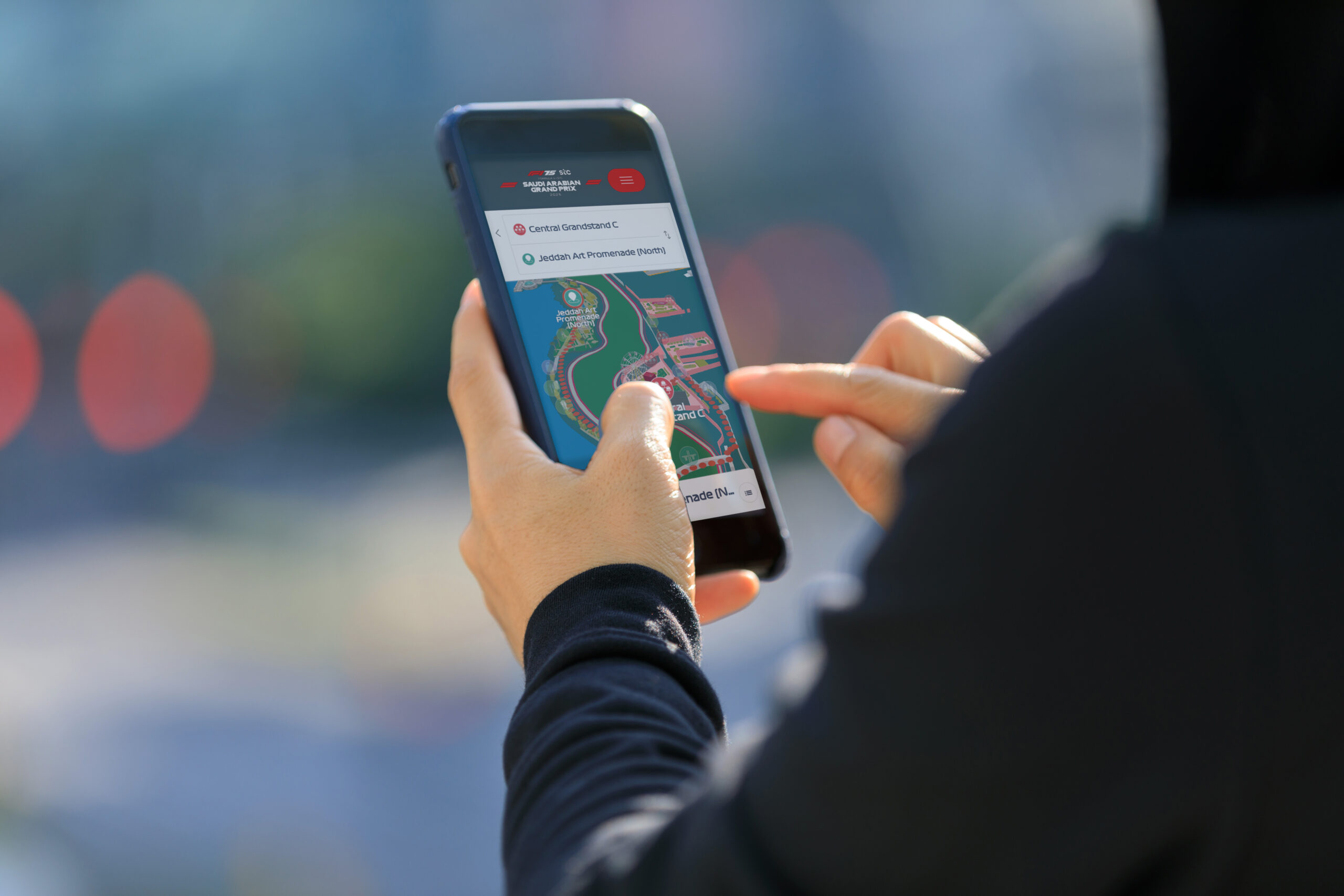 Mobile platform interface for navigation
